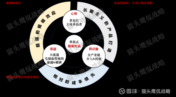 联华配资 1图13字，吃透农夫山泉的战略及竞争优势；兼述农夫山泉面临的挑战
