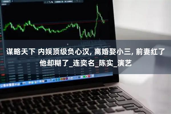 谋略天下 内娱顶级负心汉, 离婚娶小三, 前妻红了他却糊了_连奕名_陈实_演艺